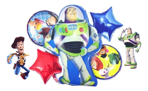 Globo Toy Story Buzz Lightyear Azul 