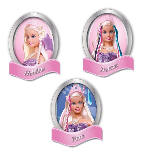 Imagen 4 de 8 de Paloma Muñeca Rapunzel Con Accesorios El Duende Azul Full