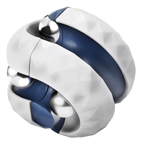 Juguete Antiestrés Bola Orbit Tracycy 5.89cm Blanco