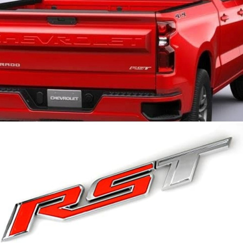 Emblema Rst Batea Chevrolet Cheyenne Silverado 19 20 21 