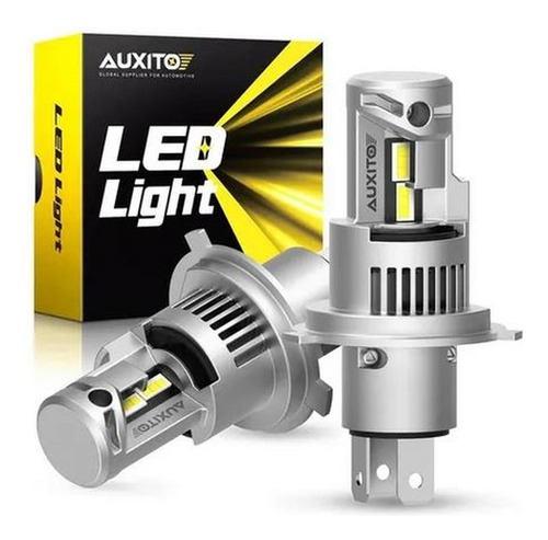 2 Focos Led Auxito H4 Canbus 20000 Lm No Requiere Adaptador