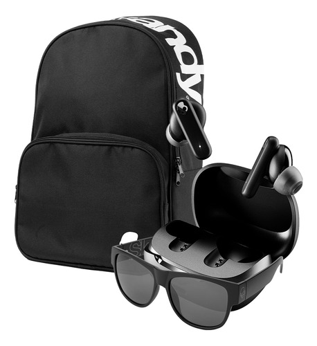 Audifono Smokin Buds + Mochila Plain + Lentes De Sol Bold