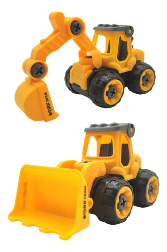 Enfeites De Mini Escavadeira De Brinquedo, Suprimentos Para