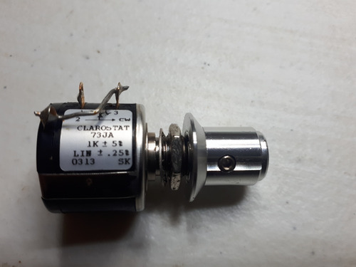 Potenciometro Clarostat 1 K 10 Vueltas (2pzas) Mod 73ja (Usado)