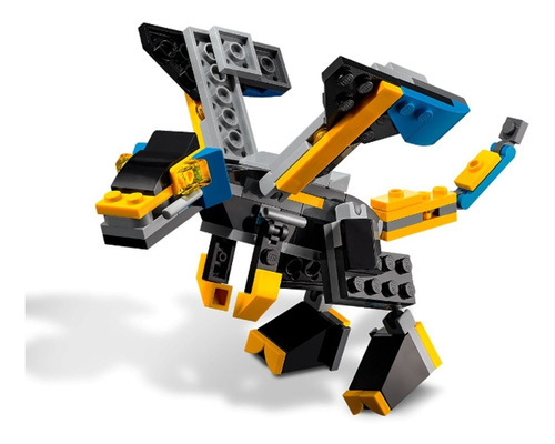 Lego Creator 3 En 1 Super Robot Mecha Cyborg Avion Cantidad De Piezas 159