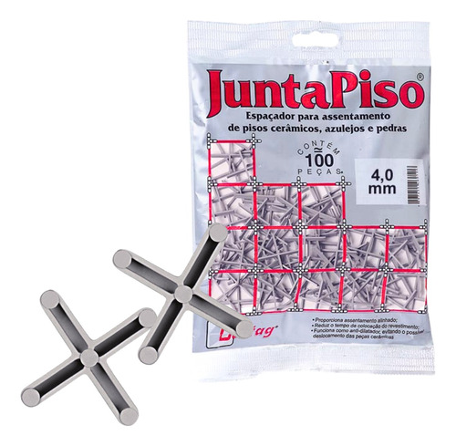 Kit 1000 Espaçador Juntapiso 4mm Cortag