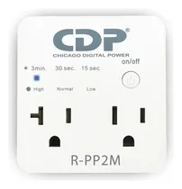 Comprar Protector Y Supresor De Picos Cdp 1800w 15amp 2 Tomas 120vca