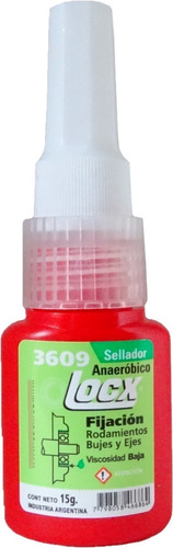 Pegamento Fijación Sellador Anaeróbico  Locx 15g 3609