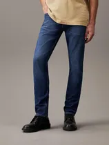 Comprar Jeans Slim Calvin Klein Talle Bajo De Hombre Color Azul