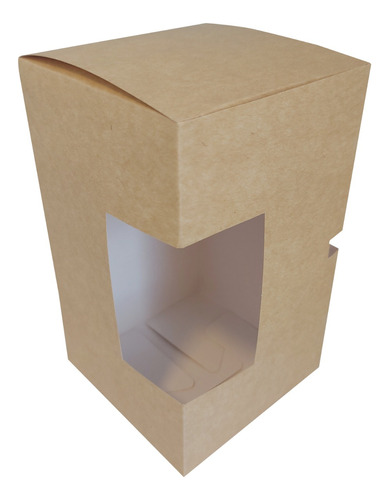 Caja P/ Mate Con/sin Ventana Mat7 X 50u Packaging Blan Mader