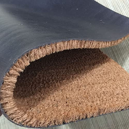 Tapete Divertido De Fibra De Coco Para La Entrada