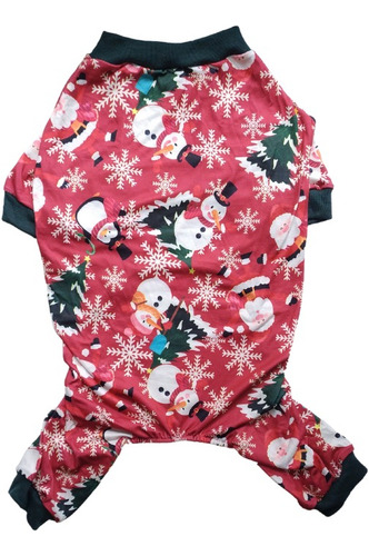Pijama Roja Navideña Para Perro - Unidad a $35000