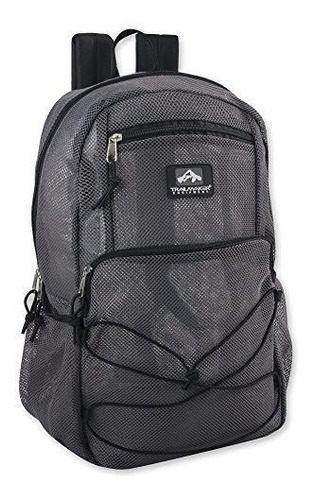 Trailmaker Sheer Mesh Backpack (18 ) Deluxe With Bungee Cord