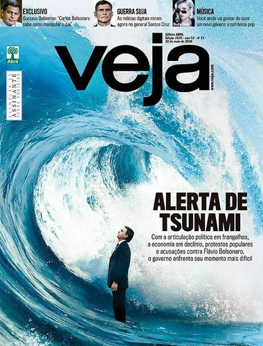 Revista Veja 2635- Maio 2019- Alerta De Tsunami / Cantor Jão
