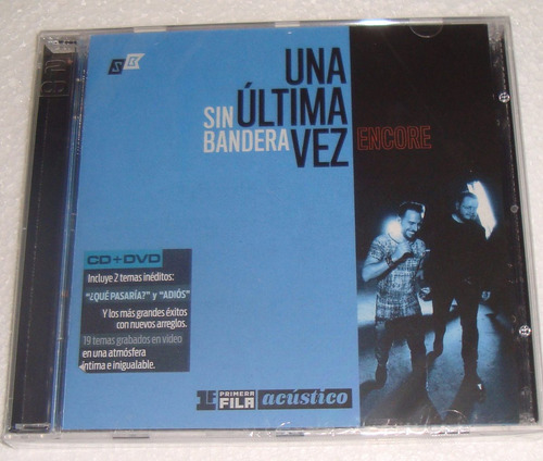 Sin Bandera Una Ultima Vez Dvd+ Cd Nuevo Sellado / Kktus