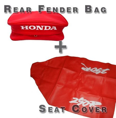 Funda Asiento Tapizado + Bolso Honda Xr 250 1993,replica