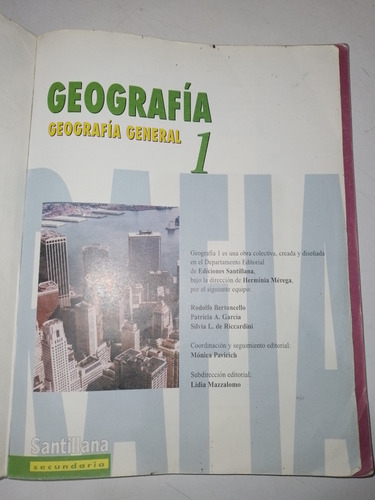 Geografia 1 Geografia General Santillana