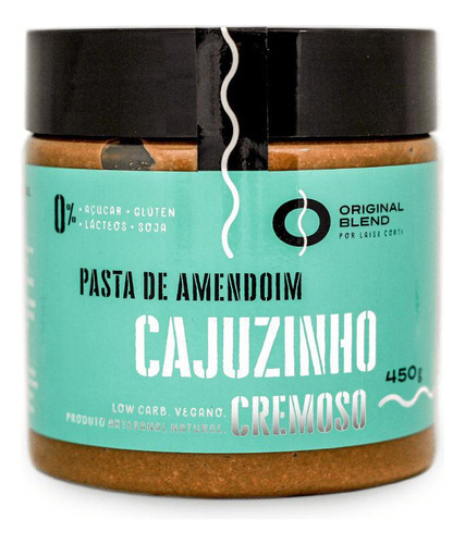 Kit 2x: Pasta De Amendoim Cajuzinho Original Blend 450g