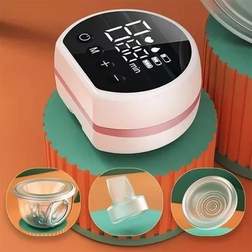 Extractor De Leche Eléctrico Invisible Portátil Rosa