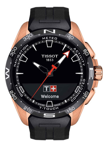 Reloj Digital Tissot T-touch Connect Solar Oro Rosa