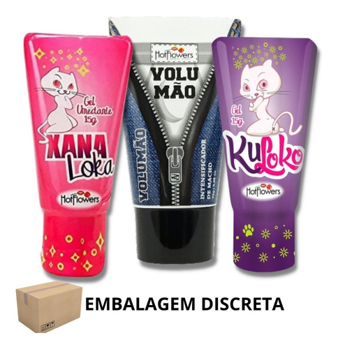 Kit Hot Flowers Volumão + Xanaloka + Kulolo + Brindes Sabor Neutro