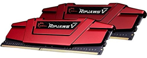 Gskill 16 Gb Ddr4 Pc424000 3000 Mhz Ripjaws V Rojo Cl16 Kit 