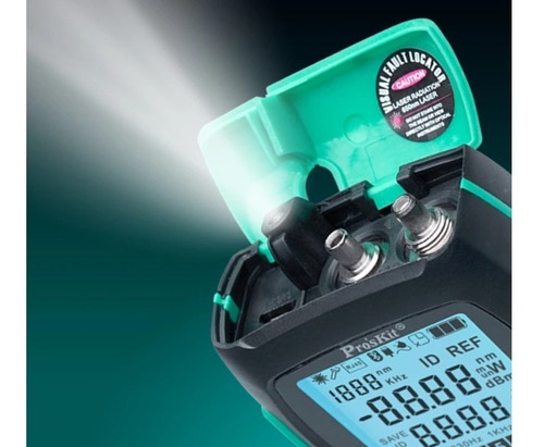 Imagen 4 de 5 de Multimetro Para Fibra Optica Proskit Mt-7615 Tester Lan