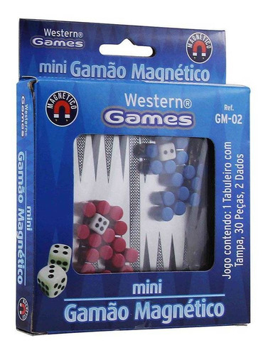 Jogo Gamao Magnético Western