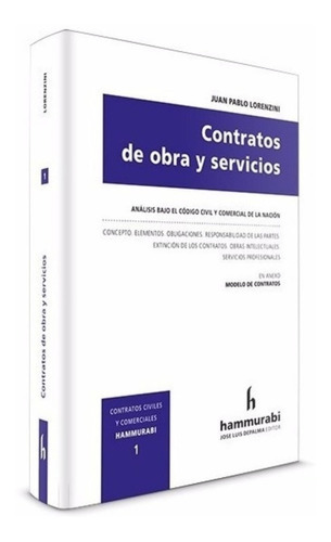 Contratos De Obra Y Servicios. Lorenzini 