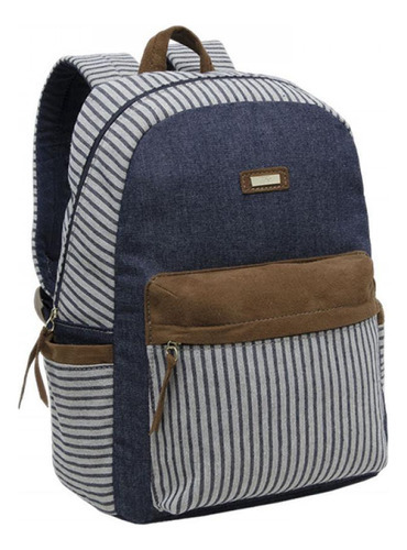 Mochila Notebook Tn 14.1 Jeans Listrado - 1373