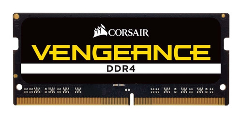 Imagen 1 de 2 de Memoria RAM Vengeance gamer color negro  8GB 1 Corsair CMSX8GX4M1A2400C16