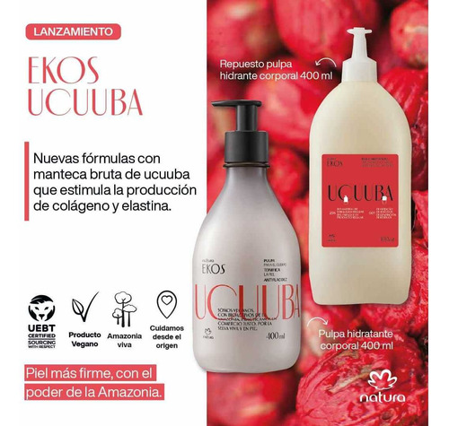 Natura Ekos Ucuuba Kit Crema De Cuerpo Y De Manos | MercadoLibre