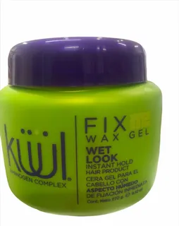 Cera Gel Para Peinar Aspecto Humedo Kuul Wax Gel 270 G