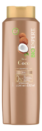 Shampoo Bioexpert Óleo De Coco Brillo 650ml