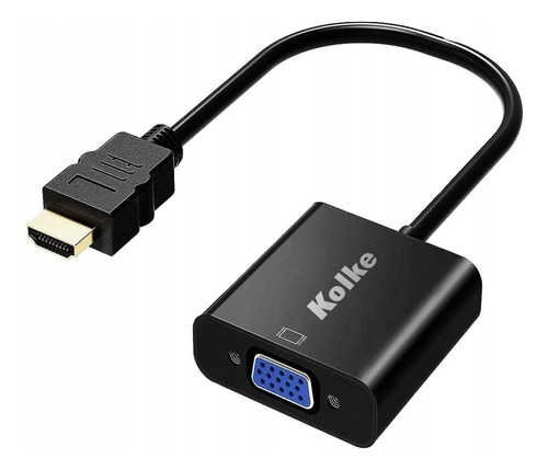 Adaptador Hdmi A Vga Kolke Fhd 1080p Plug And Play Loi