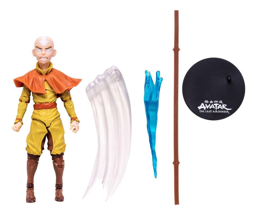 Avatar The Last Air Bender Figura Aang Gold Label 17 Cm 