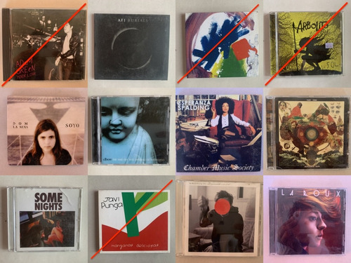 Cds: Alt-j, Beck, Folds, Iver, Disclosure, Haim