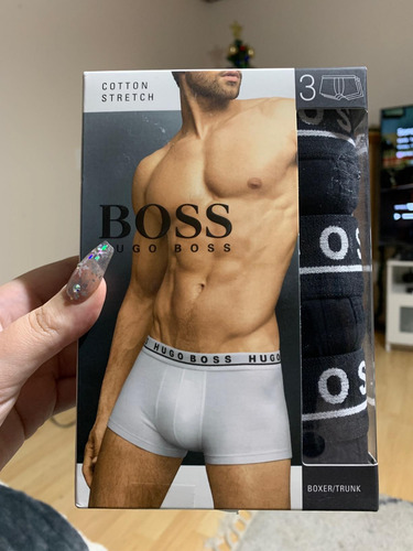 Boxer Hugo Boss Men's 3pack Stretch Cotton Regular Trunks 5