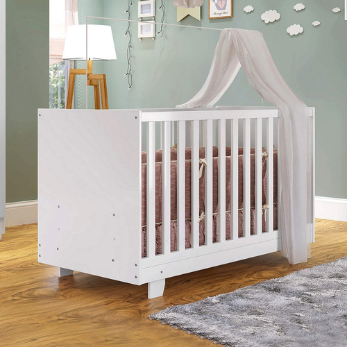 Berço Mini Cama Life Tigus Baby Branco Ffwt