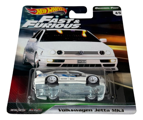 Hot Wheels Rapidos Y Furiosos Volkswagen Jetta Mk3 Blanco