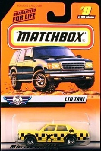 Matchbox Ltd Taxi Yellow Air Traffic Series 2 1999 C2ack