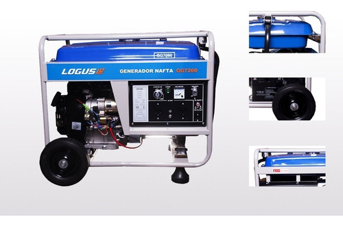 Generador Grupo Electrógeno Logus 7200 6000w Batería Aceite