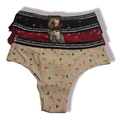 Pack 3 Bikini Mujer Licra Sin Costuras