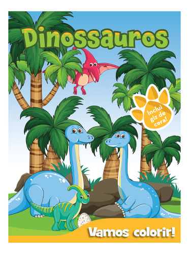 Vamos Colorir - Dinossauros, De A Dcl. Editora Dcl, Capa Mole Em Português, 2015