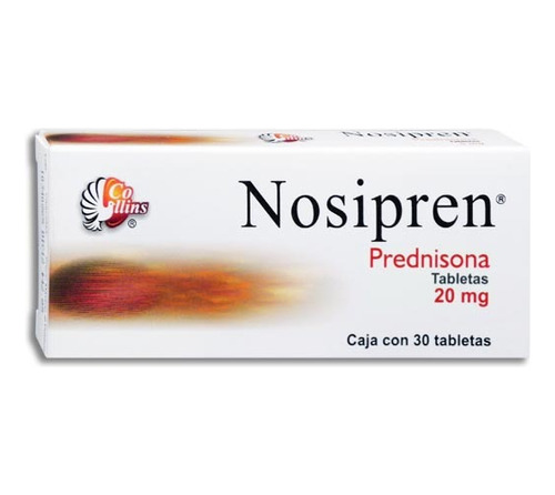 Nosipren Prednisona 20 Mg Con 30 Tabletas