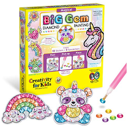 Creativity For Kids Big Gem Diamond Kit De Pintura  Crea Tu