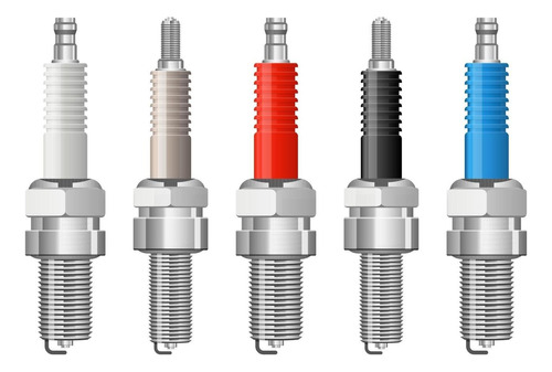 Cuatro Tuercas De Bujias Pre Calentamiento Rosca Metrica 4mm