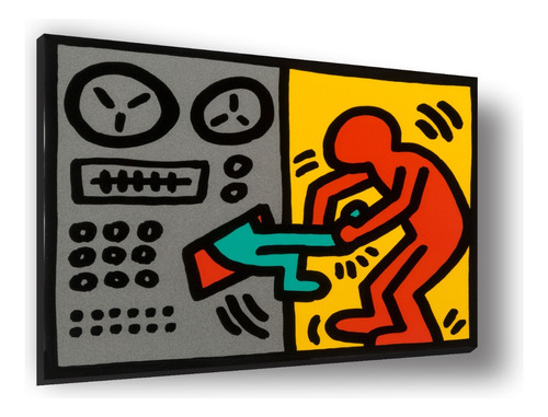 Cuadro Canvas Bastidor Urbano Keith Haring Untitled 80x100