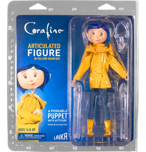 Figura Artículada Película Coraline Laika Neca Nueva 