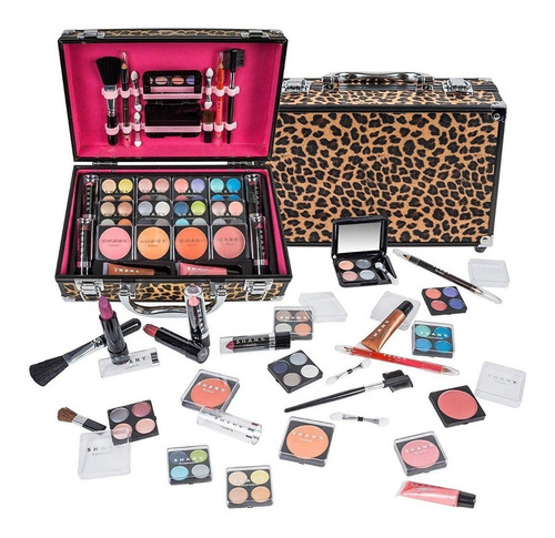 Shany Kit De Maquillaje Profesional Y Estuche Leopardo